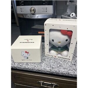Hello Kitty x Starbucks 2025 Ltd Ed Set Bundle– Plush, Hot Cup & Mug